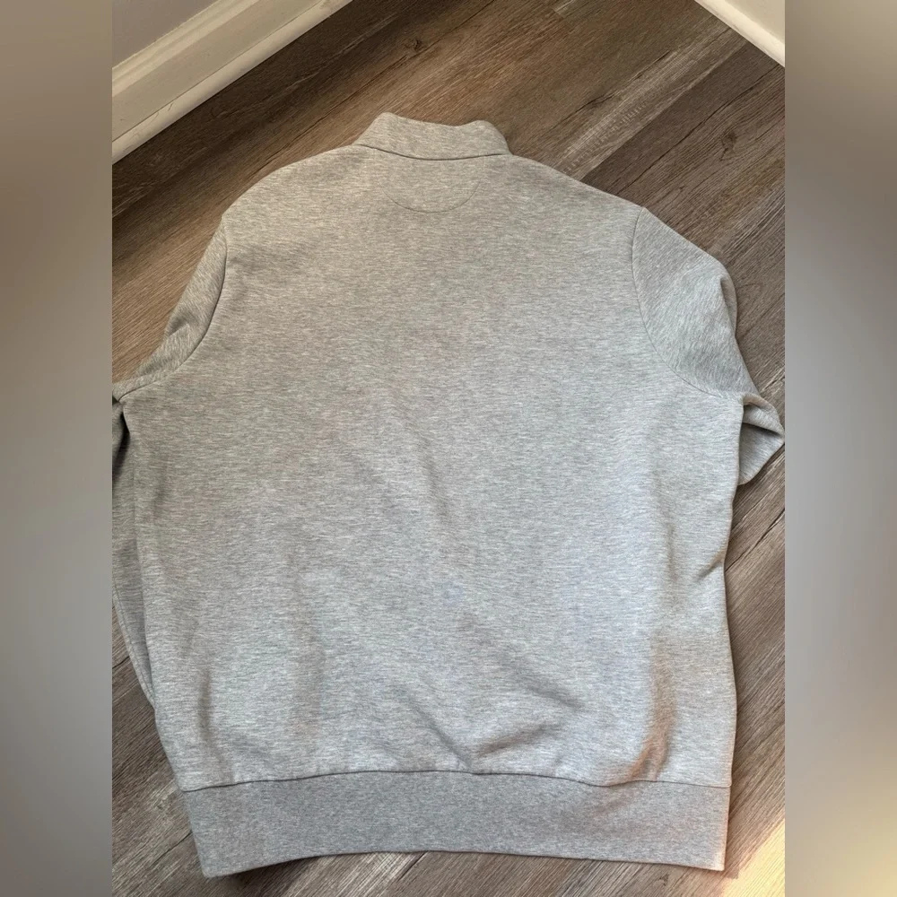 Polo Ralph Lauren Quarter Zip Sweater Sweatshirt Pullover Gray Heather XXL